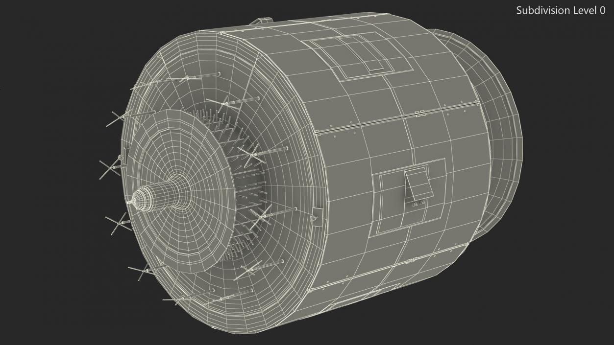 3D Meteosat Second Generation Satellite