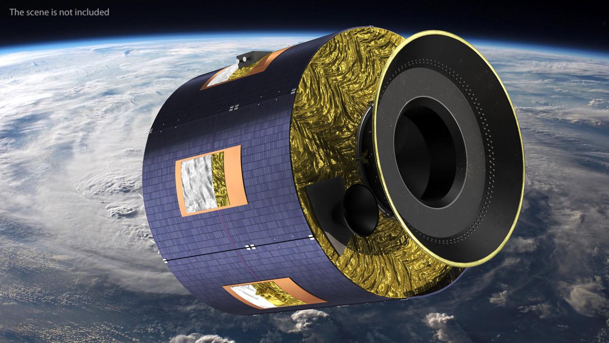 3D Meteosat Second Generation Satellite