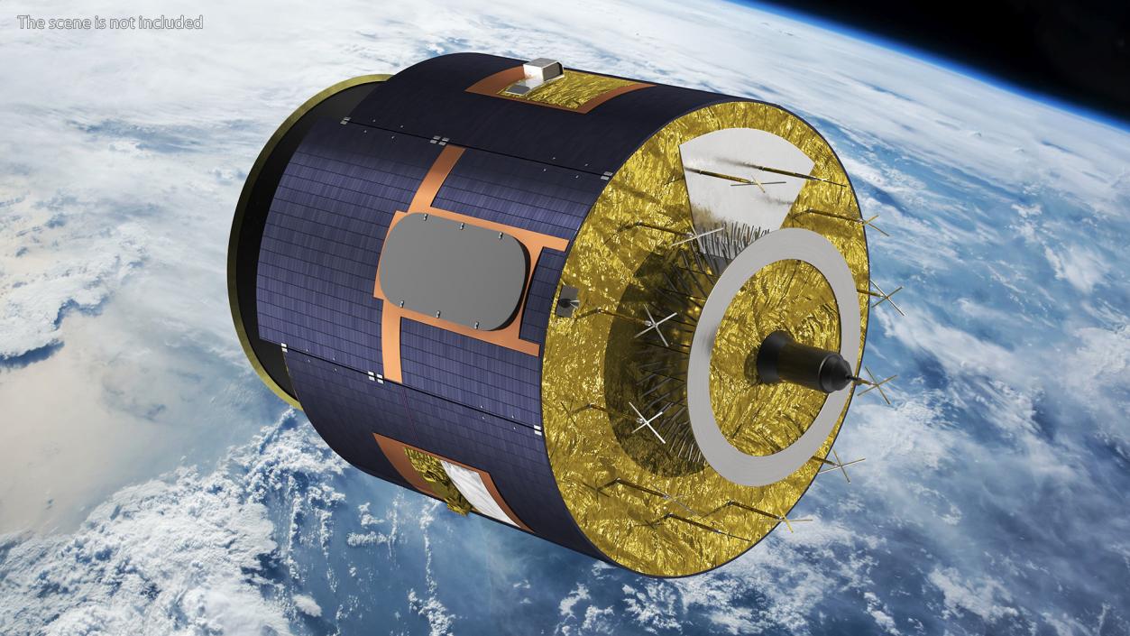 3D Meteosat Second Generation Satellite