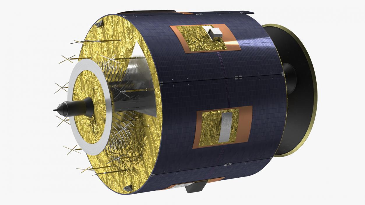 3D Meteosat Second Generation Satellite