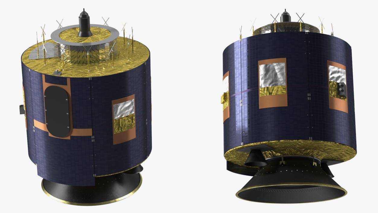 3D Meteosat Second Generation Satellite