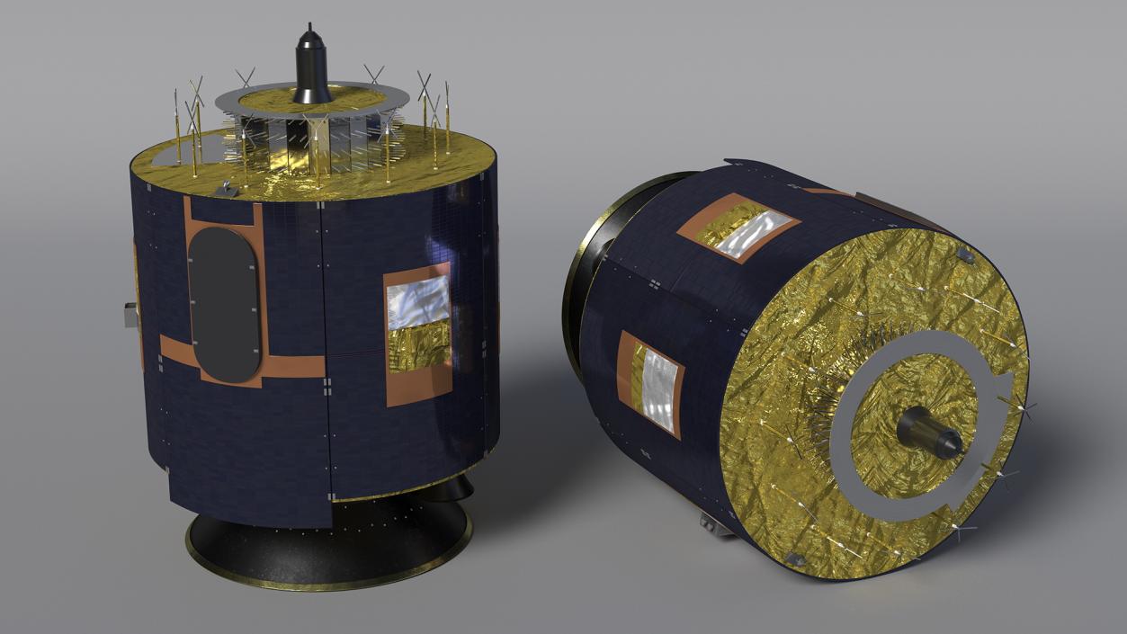 3D Meteosat Second Generation Satellite