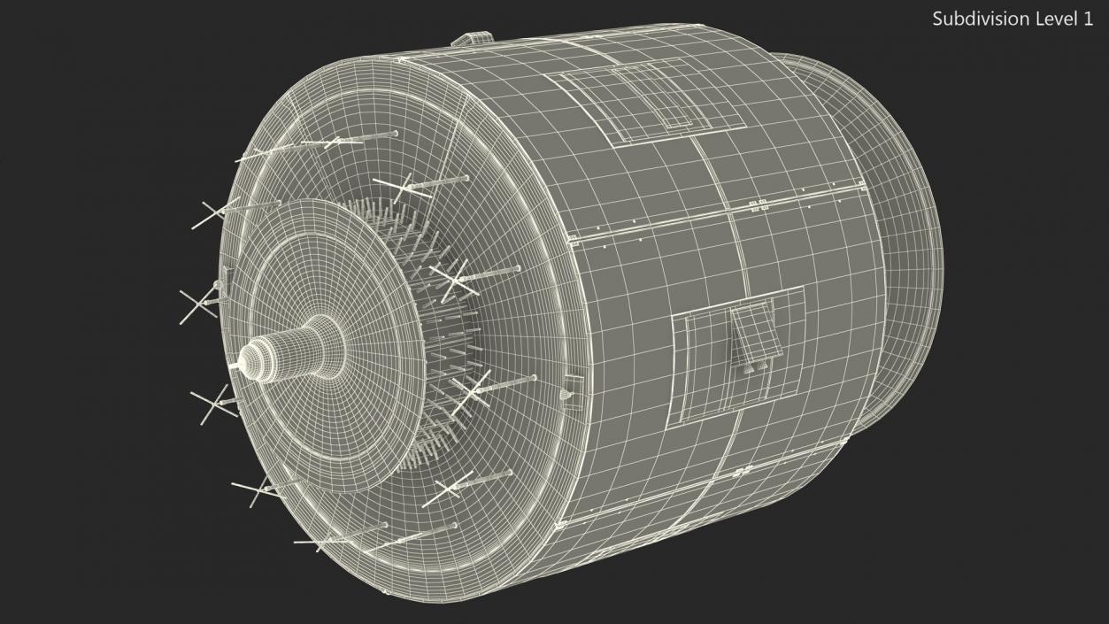 3D Meteosat Second Generation Satellite