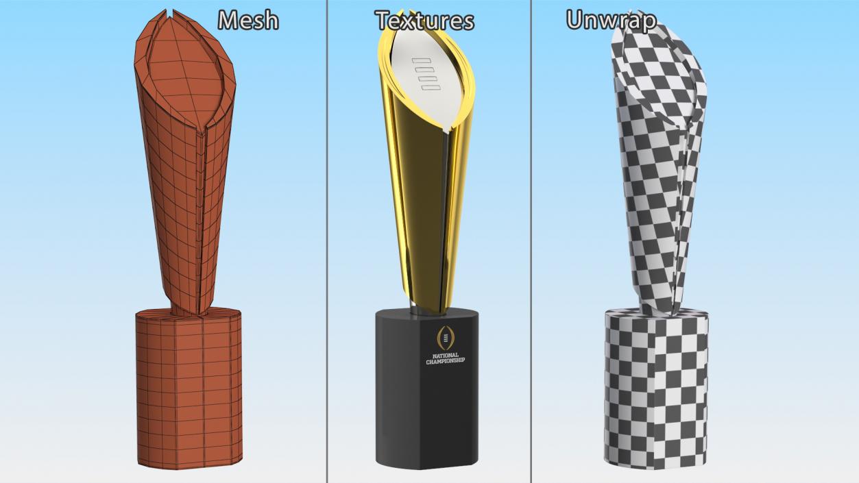 3D Sports Trophies Collection 5 model