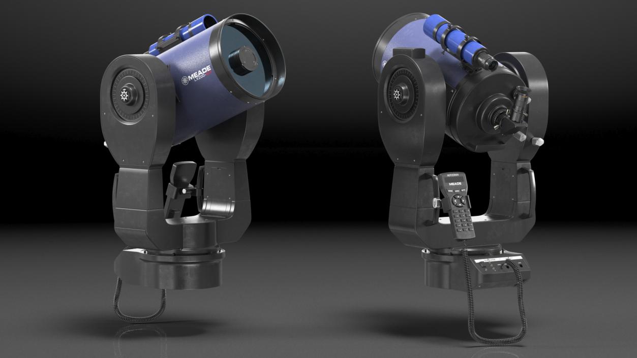 3D Meade LX200 8 Inch Telescope model