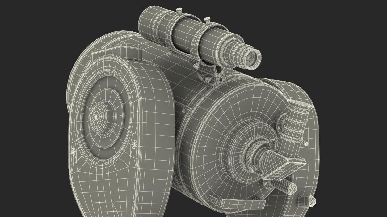 3D Meade LX200 8 Inch Telescope model