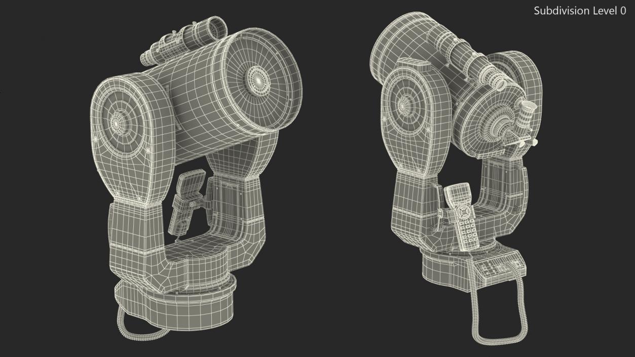 3D Meade LX200 8 Inch Telescope model