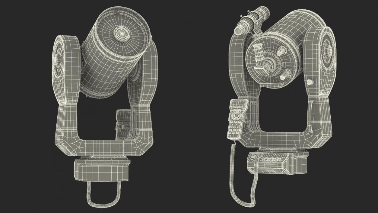 3D Meade LX200 8 Inch Telescope model