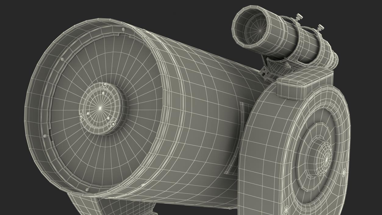 3D Meade LX200 8 Inch Telescope model