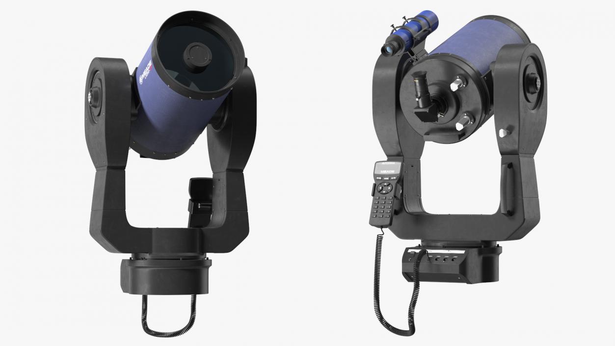 3D Meade LX200 8 Inch Telescope model