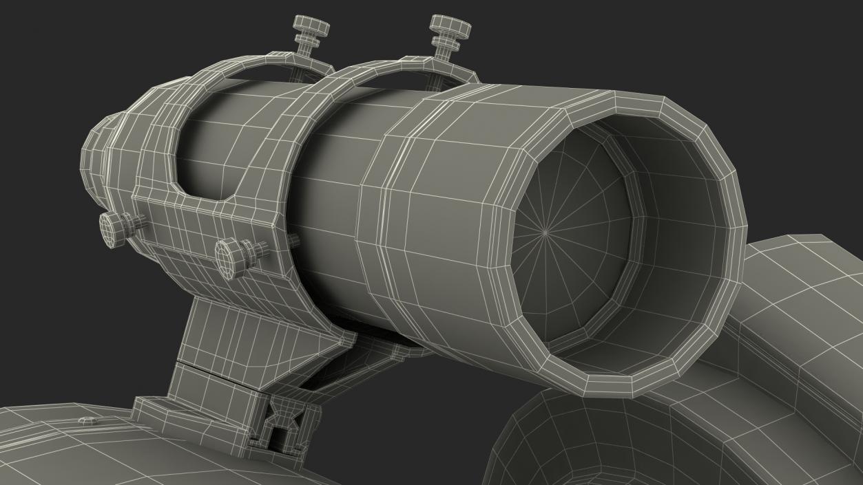 3D Meade LX200 8 Inch Telescope model