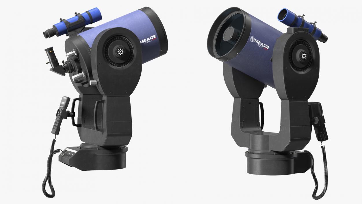 3D Meade LX200 8 Inch Telescope model