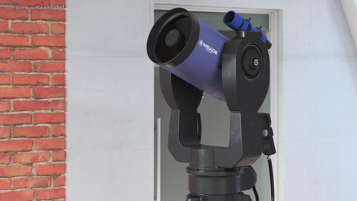 3D Meade LX200 8 Inch Telescope model