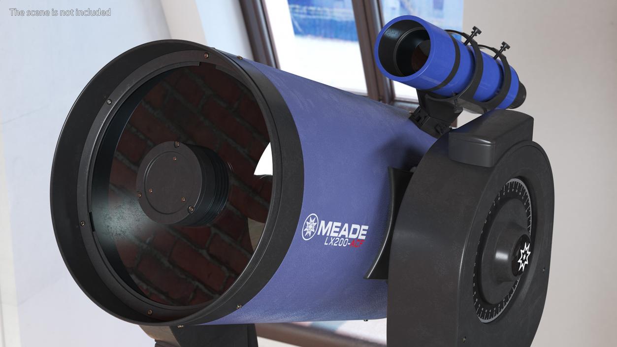 3D Meade LX200 8 Inch Telescope model