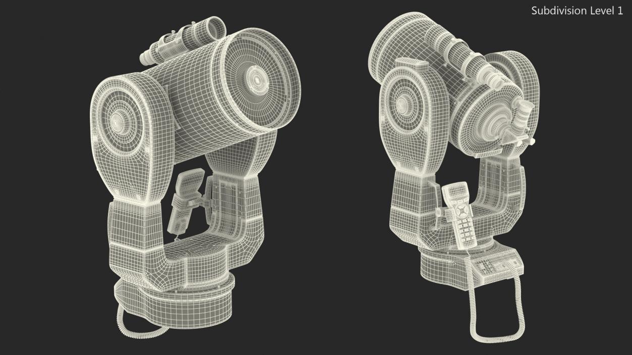 3D Meade LX200 8 Inch Telescope model