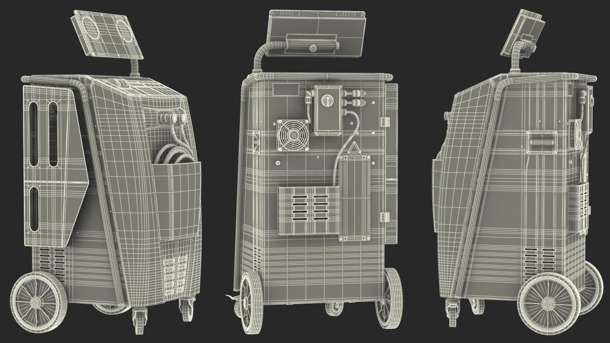 3D model Fully Automatic Air Conditioning Service Unit