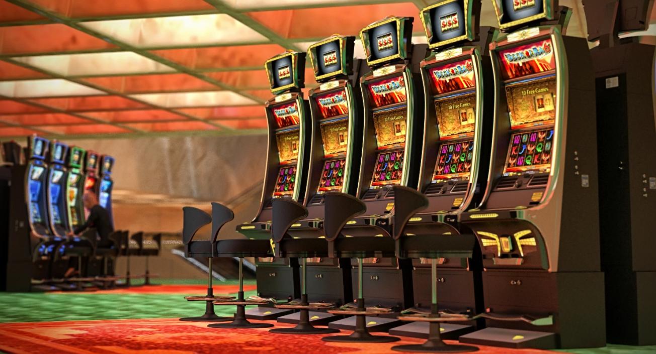 3D Casino Slot Machines 3D Models Collection 2 model