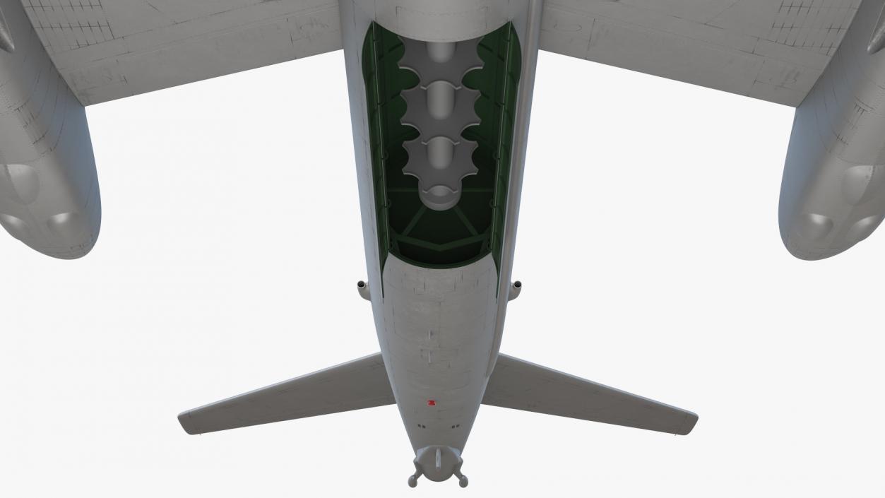 Strategic Missile Carrier Tu-95MC Bear Simple Interior 3D model