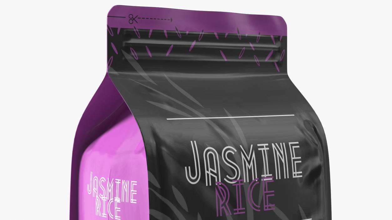 3D model Jasmine Rice Package