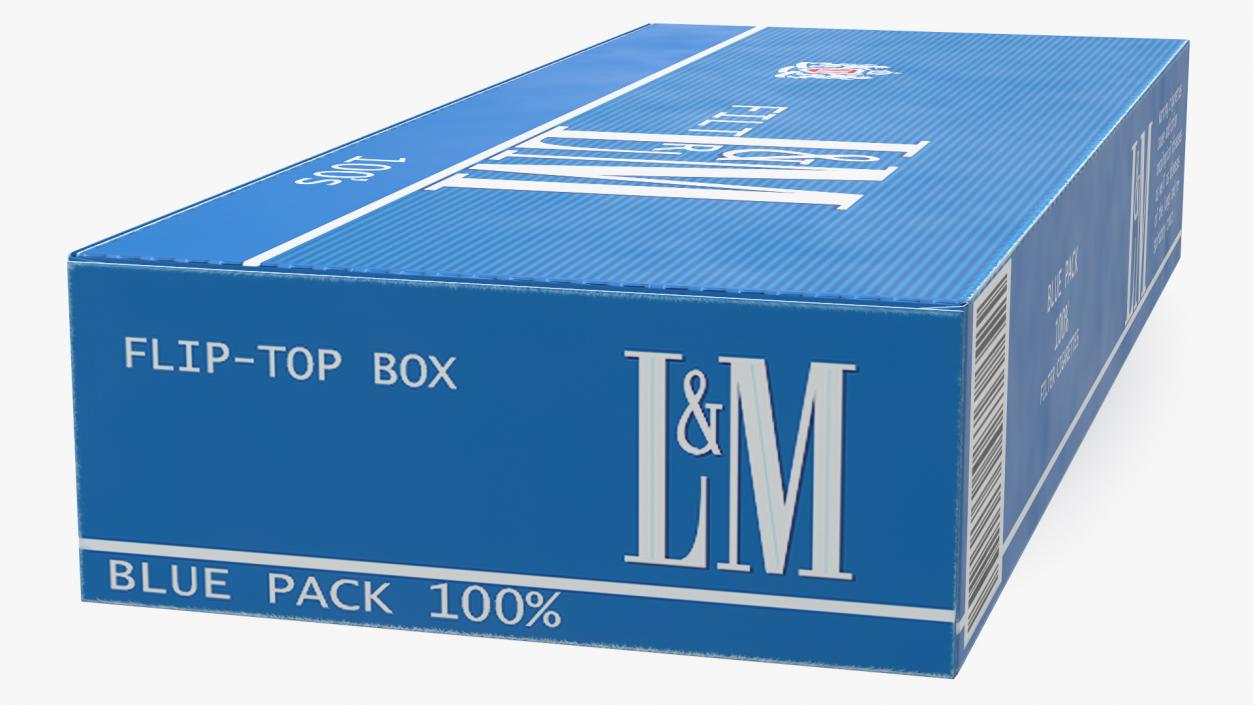 Carton Cigarettes Box LM 3D model