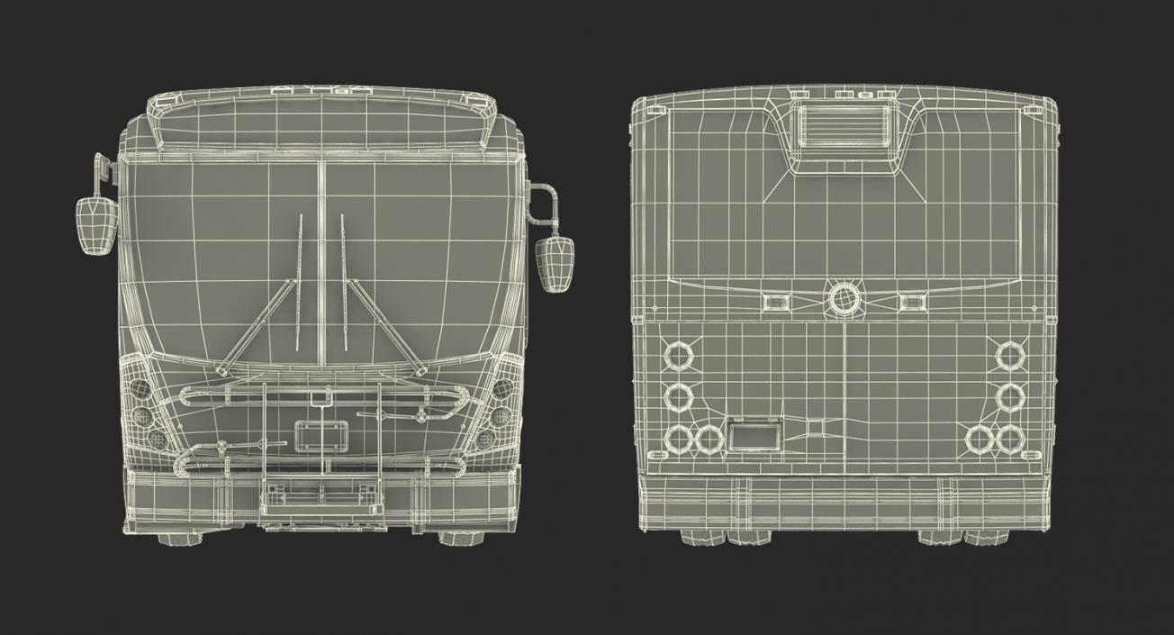 3D Bus Nabi Model 416 model