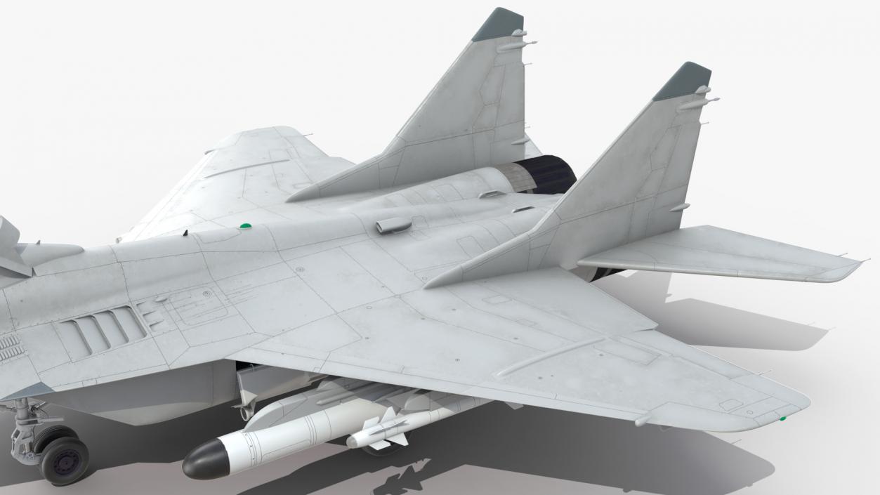 3D MiG 29 Tandem Aircraft with Armament