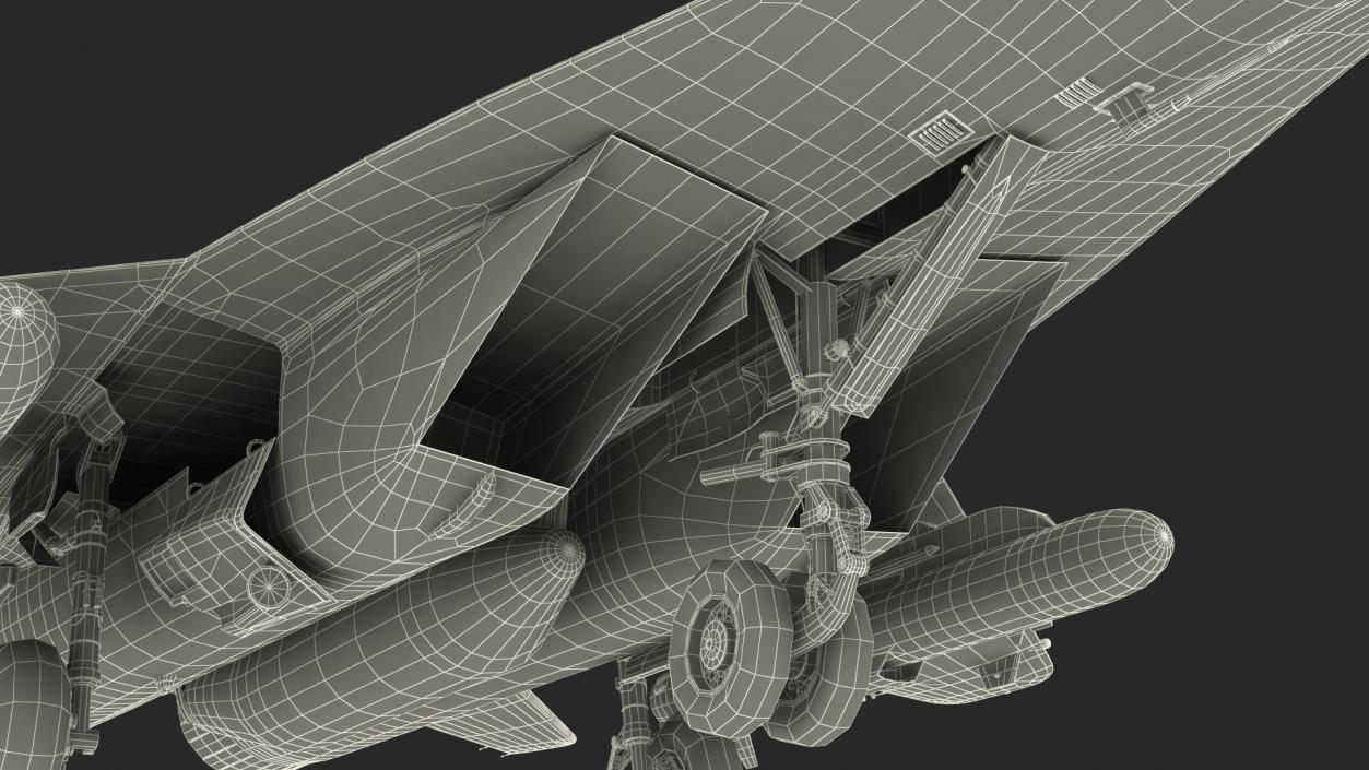 3D MiG 29 Tandem Aircraft with Armament