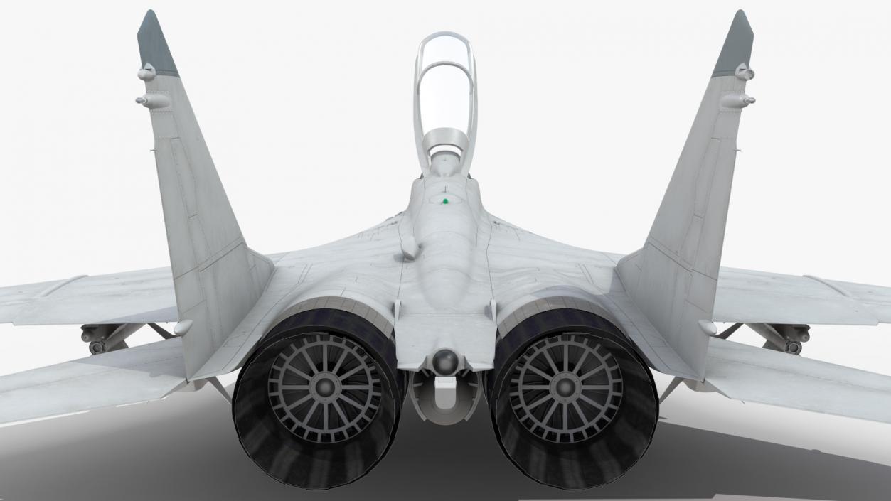 3D MiG 29 Tandem Aircraft with Armament