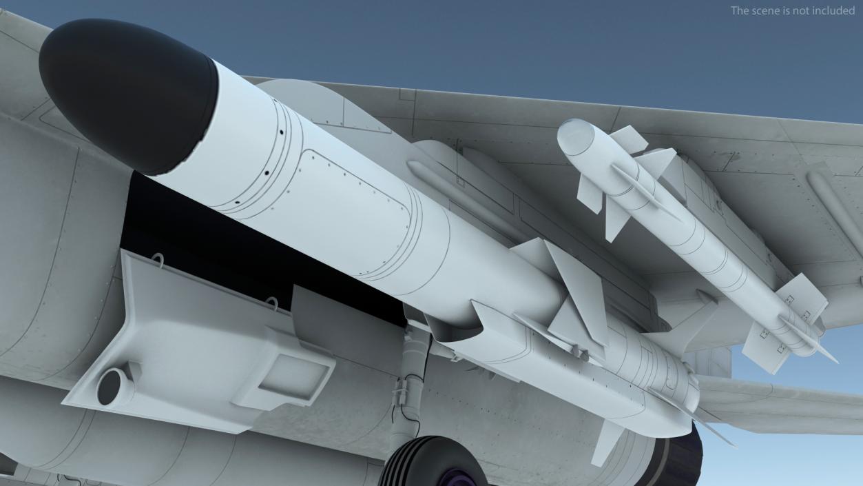 3D MiG 29 Tandem Aircraft with Armament