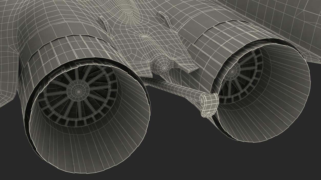 3D MiG 29 Tandem Aircraft with Armament