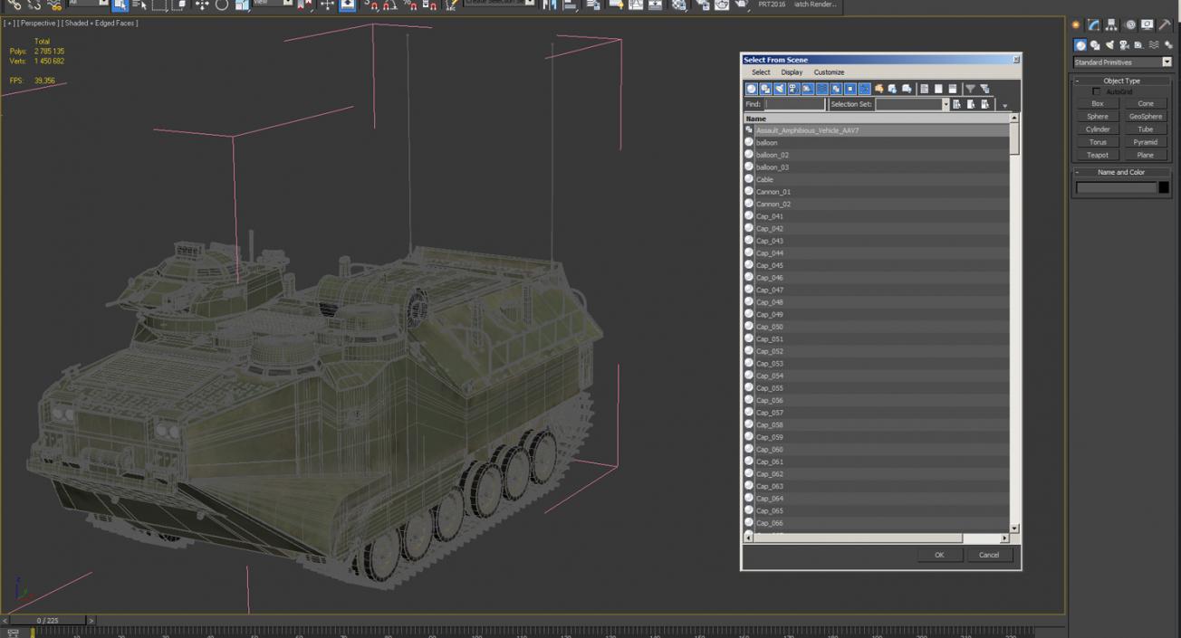 3D Assault Amphibious Vehicle AAV7