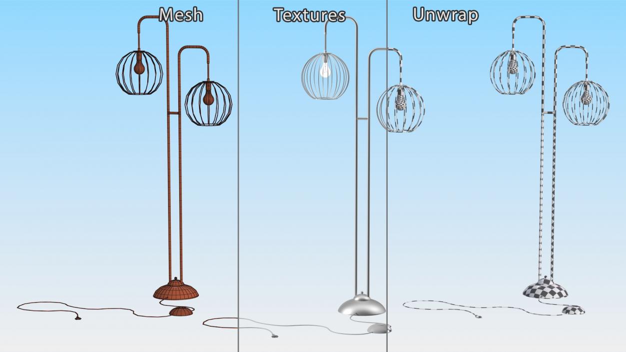 3D model Modern Lamps Collection 4