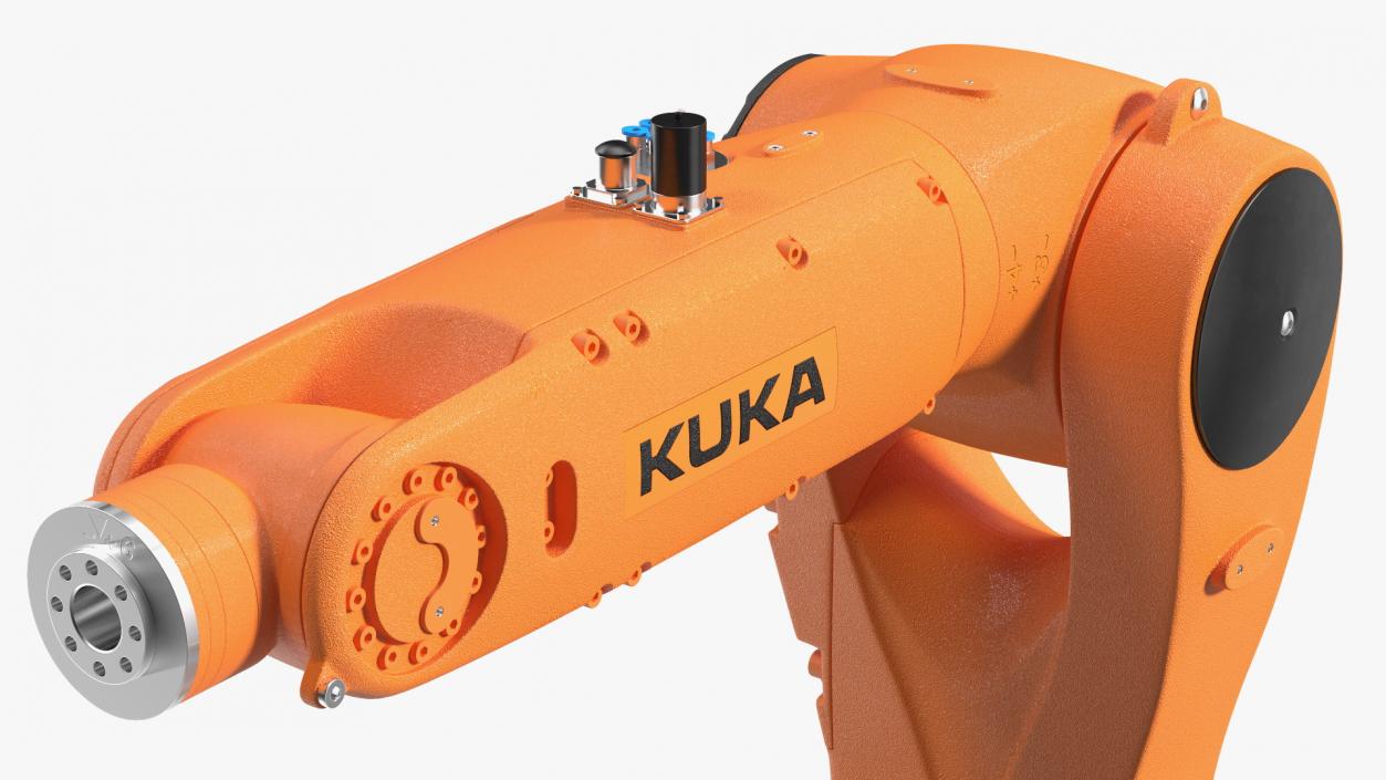 Compact Robot Arm Kuka KR 6 R900 Rigged 3D model