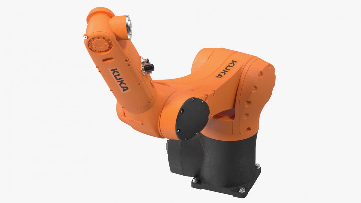 Compact Robot Arm Kuka KR 6 R900 Rigged 3D model