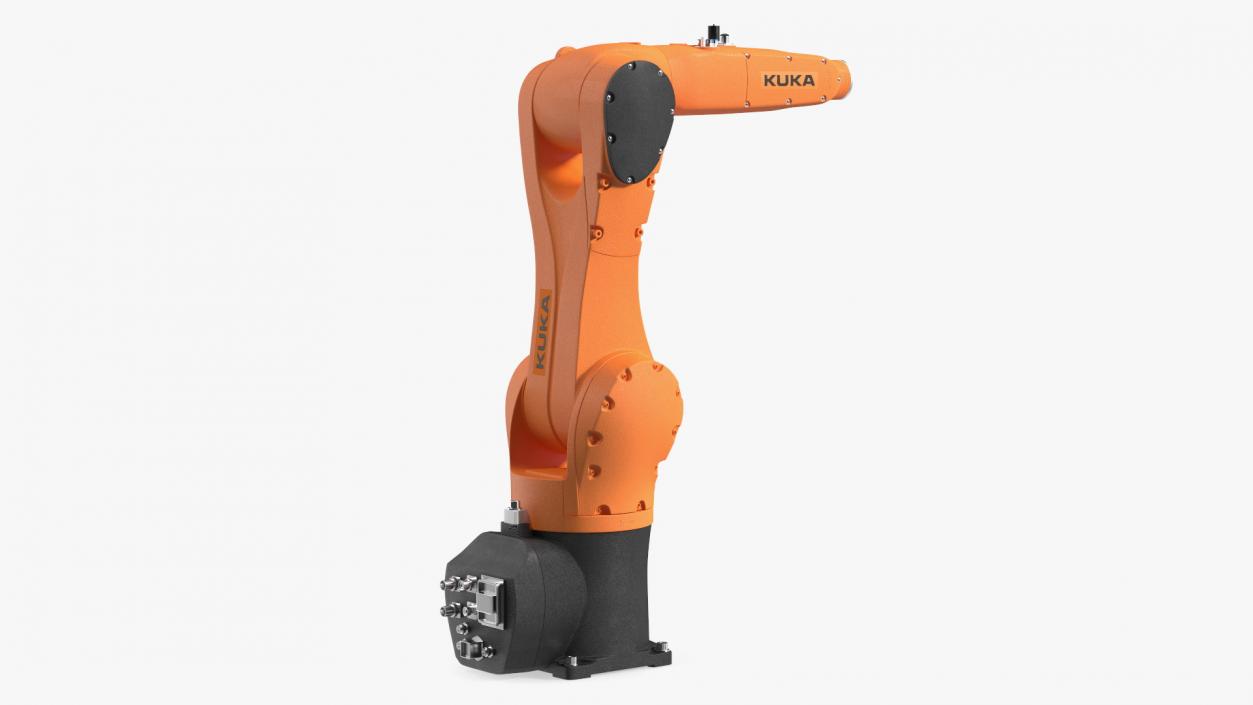 Compact Robot Arm Kuka KR 6 R900 Rigged 3D model