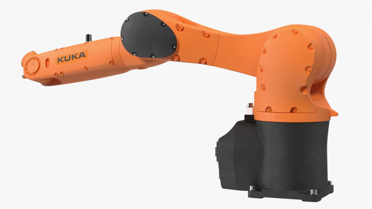 Compact Robot Arm Kuka KR 6 R900 Rigged 3D model