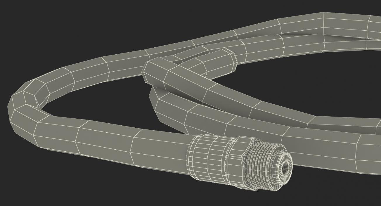 3D Argon Pressure Regulator with Gas Hose model