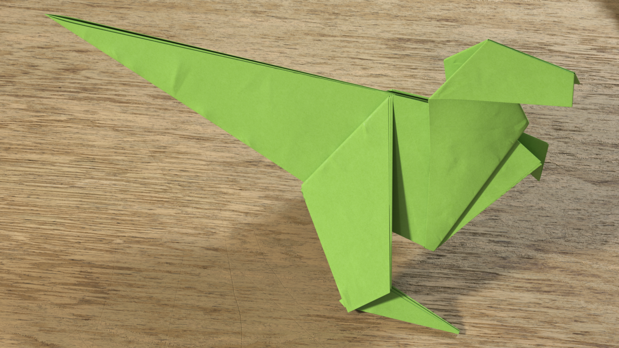 Paper Dinosaur Origami 3D