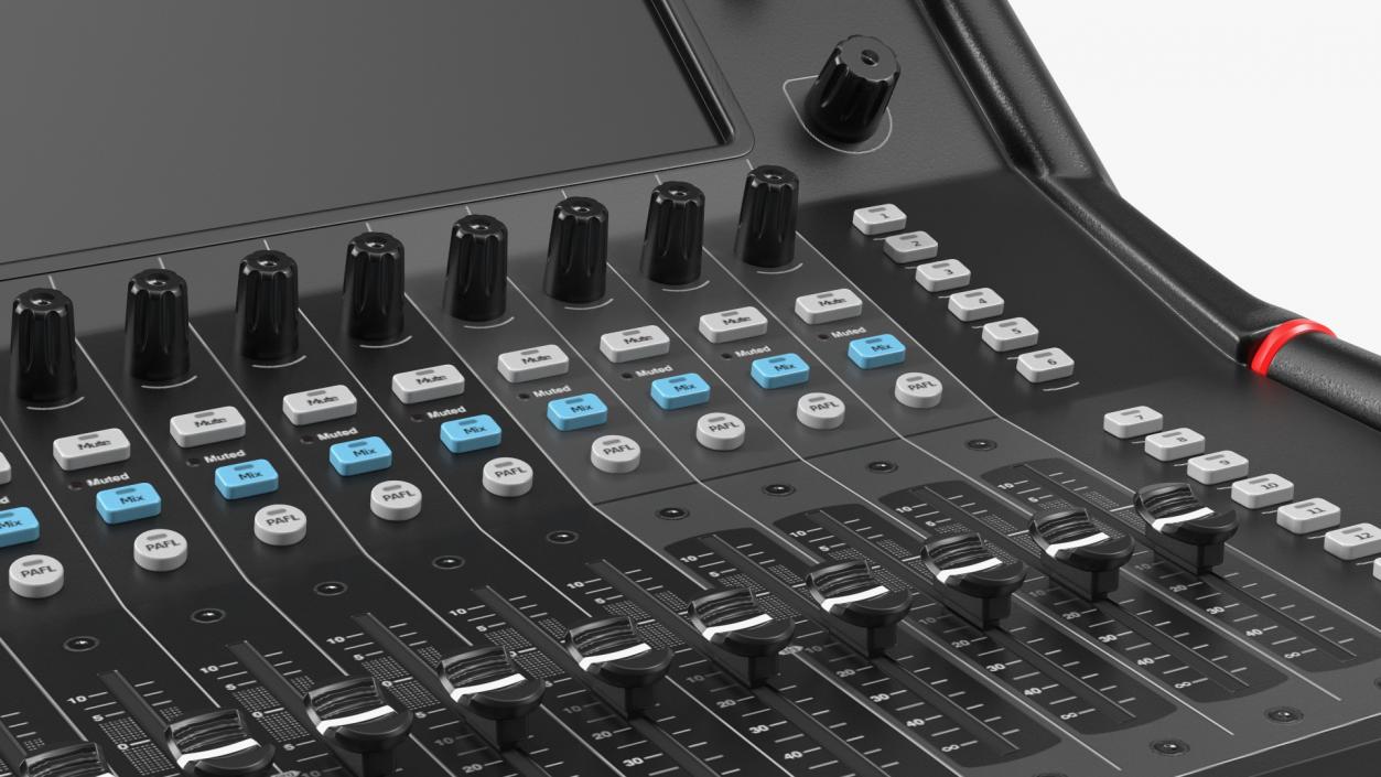 Professional DJ Console Digital Mixer 3D