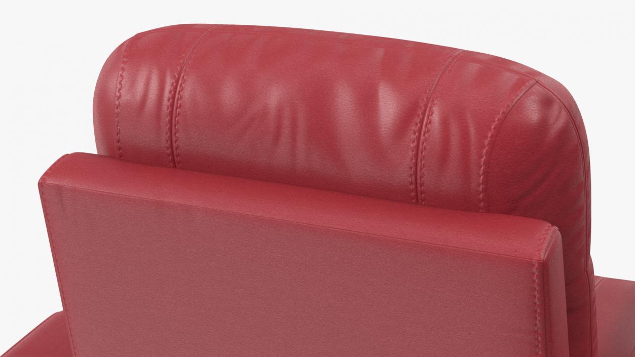 3D Valencia Home Theater Seating Red model