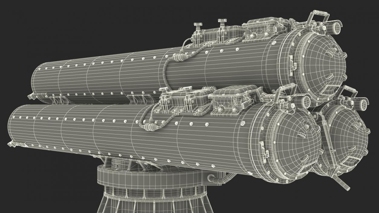 3D Mark 32 Surface Vessel Torpedo Tubes Used