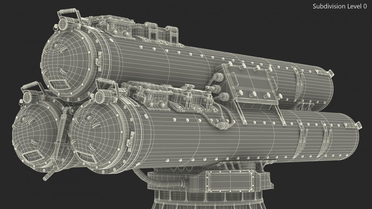 3D Mark 32 Surface Vessel Torpedo Tubes Used