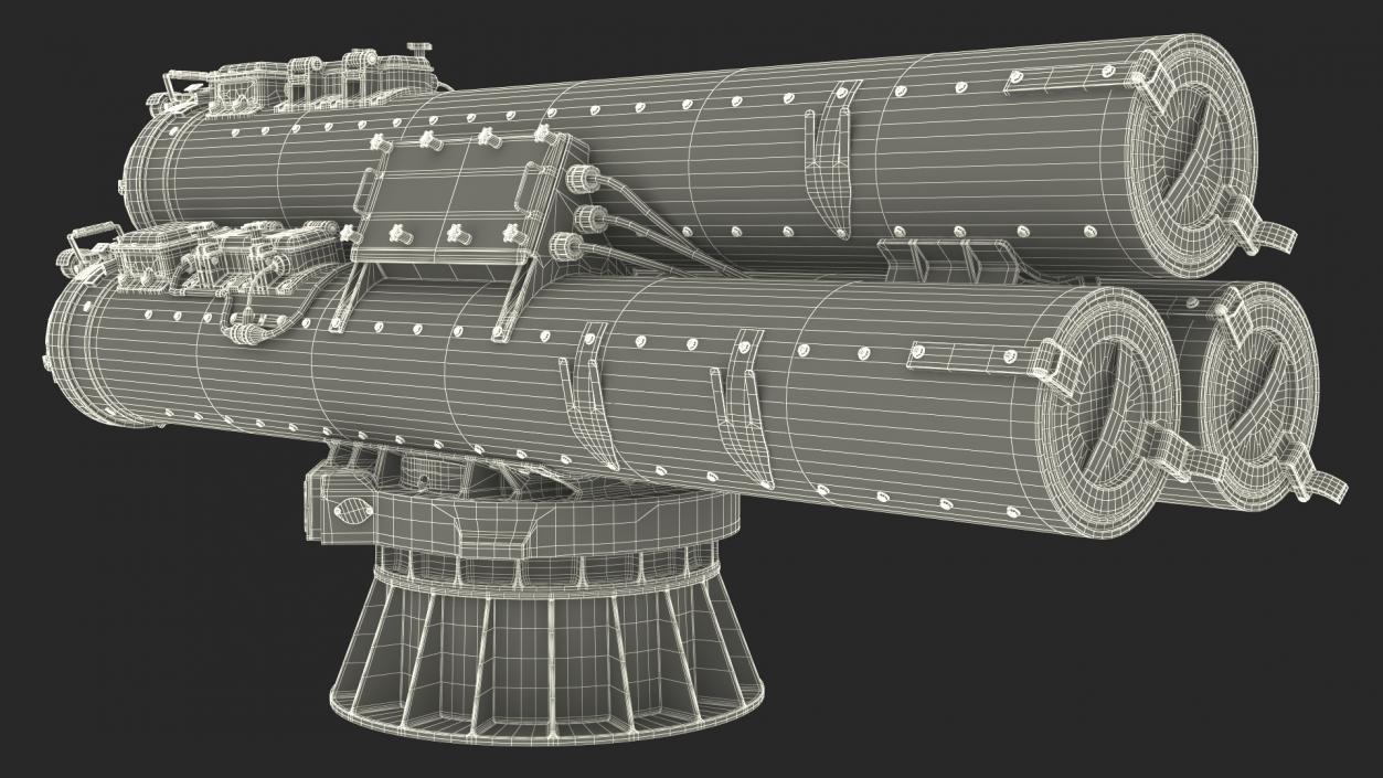 3D Mark 32 Surface Vessel Torpedo Tubes Used