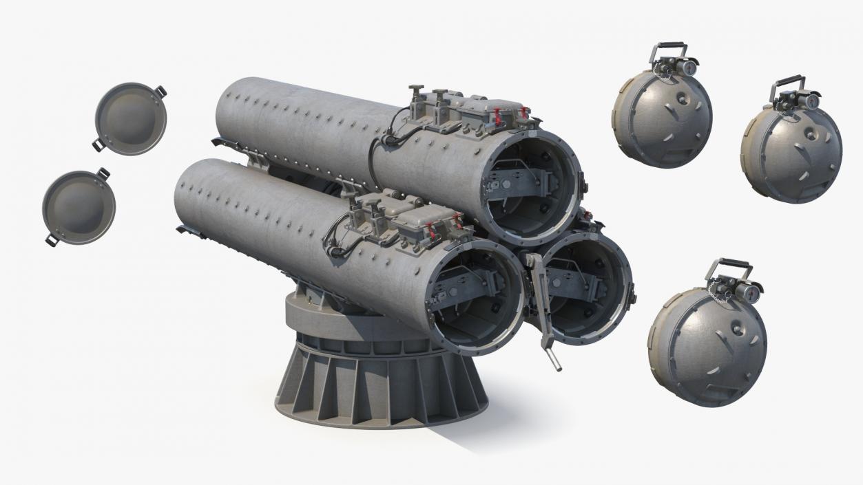 3D Mark 32 Surface Vessel Torpedo Tubes Used