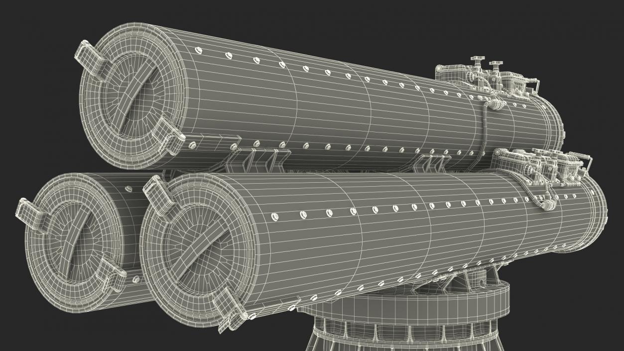 3D Mark 32 Surface Vessel Torpedo Tubes Used