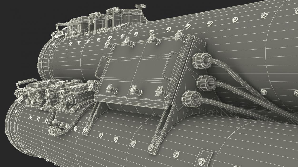 3D Mark 32 Surface Vessel Torpedo Tubes Used