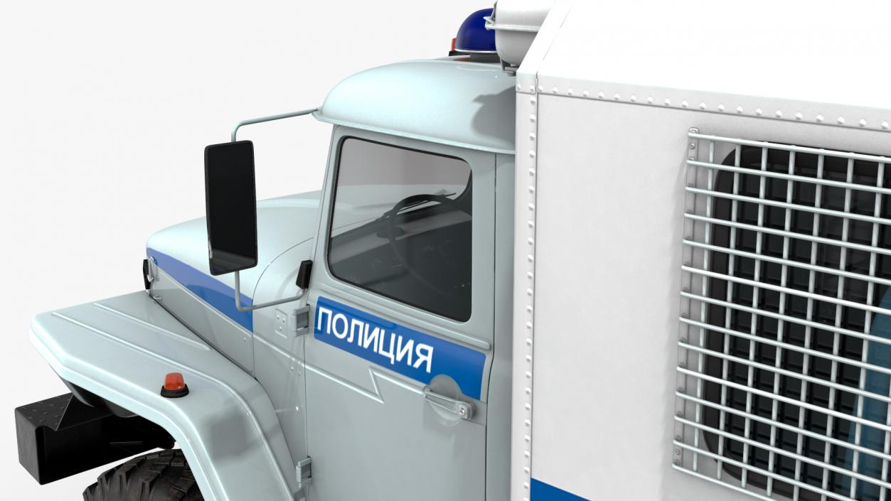 URAL 4320 Police Vehicle 3D model