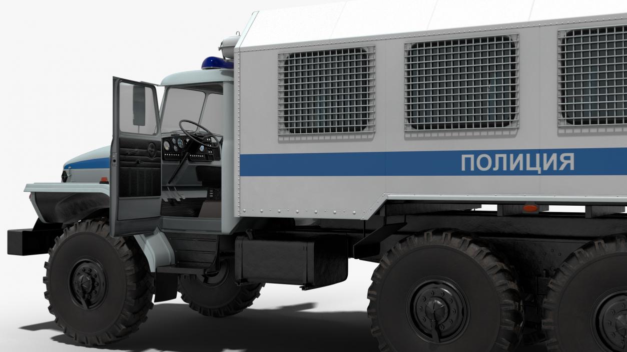 URAL 4320 Police Vehicle 3D model