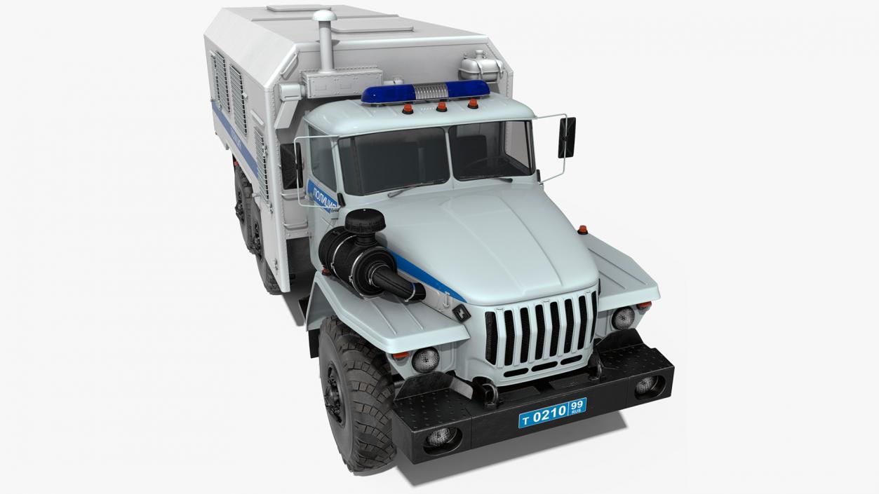 URAL 4320 Police Vehicle 3D model