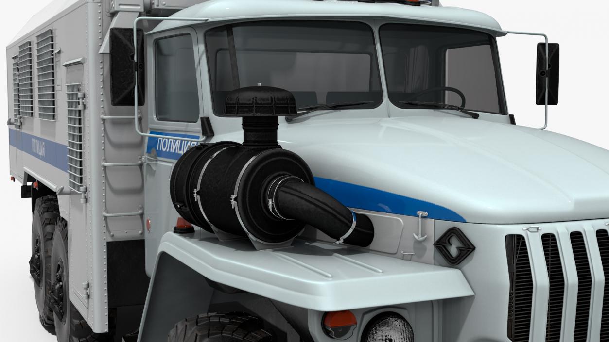 URAL 4320 Police Vehicle 3D model